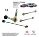 Kit Leva Selector Cambio Peugeot 306 Partner Berlingo 1