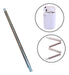 Reusable Foldable Stainless Steel Silicone Straw with Case 24