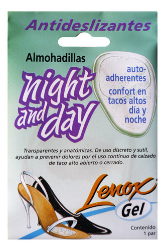 Lenox Almohadilla Plantar Zapato Taco Alto Antideslizante Fascitis 0