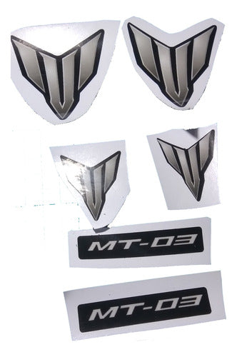 Yamaha MT 03 Premium Laminated Stickers 0