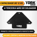 Kit 6 Esquadro Magnético Soldador Suporta 12kg Super Tork 1