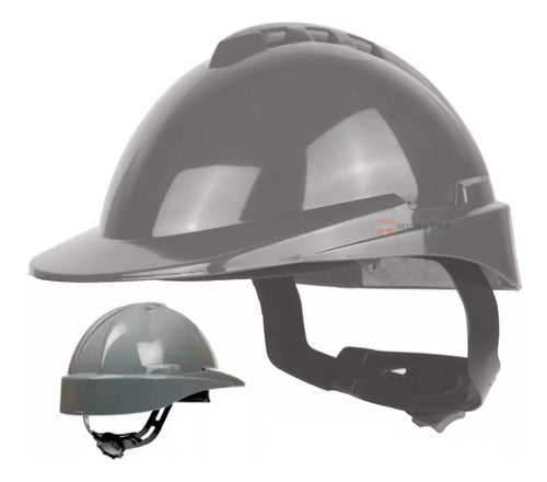 Libus Casco De Seguridad Gris Milenium Class Con Arnes 0