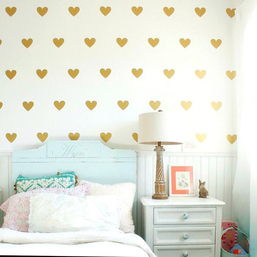 Espacio11 Decorative Wall Vinyl Hearts 32 Units 6 Cm 0