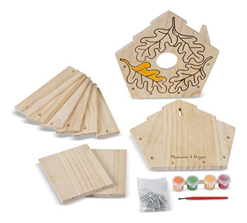 Melissa & Doug Build Your Own Birdhouse Craft Kit 1