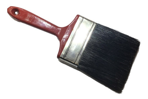 Multi-Purpose Brush 101.6mm Atlas 479 Pure Silk Bristles Wood Handle 4