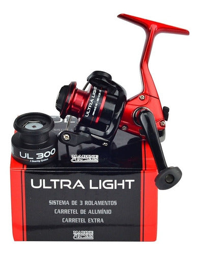 Reel Frontal Ultra Light Ul300 3bb Marine Sports 5.2:1 1