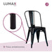 Lumax Pack 4 Sillas Tolix Varios Colores Living Comedor 5