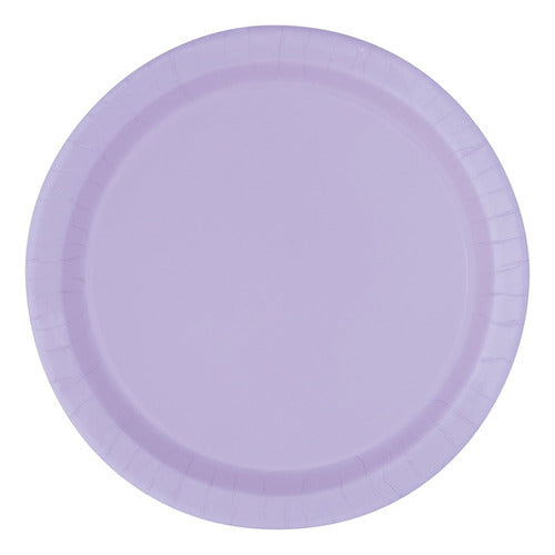 Platos De Pastel De Papel De Lavanda, 20ct 0