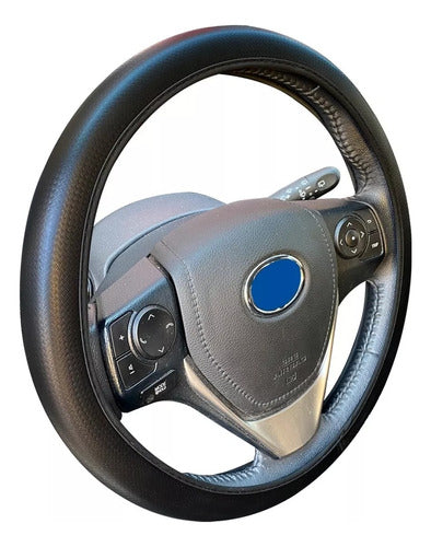 Atpro Eco Black Steering Wheel Cover for Sewing Car Truck 37 to 39cm 0