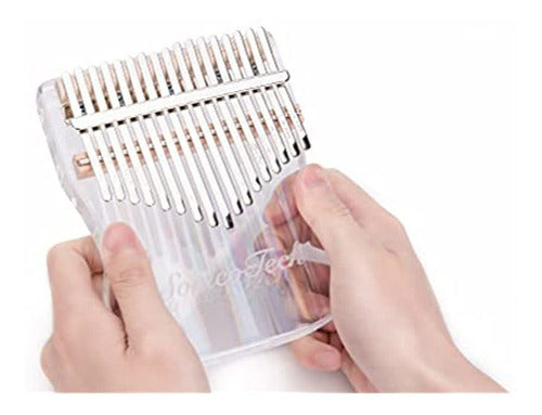 Kalimba Acrílico Transparente Kalimba Thumb Piano Cute Kalim 1