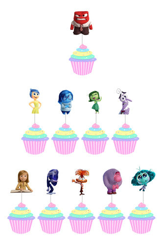 My Sol Intensamente 2 Set Adorno De Torta Banderín Toppers Cupcake 1