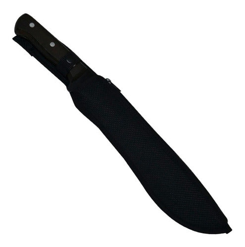 Facão  Mato Tipo Kukri Camping Preto 16 1