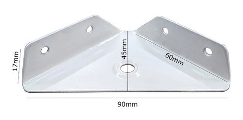 CAB Corner Bracket with Wing for Hanging Cabinet 1