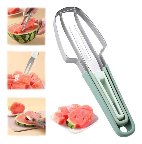 Fantexy Multifunction Stainless Steel Melon Fork, 76.2 Cm 0