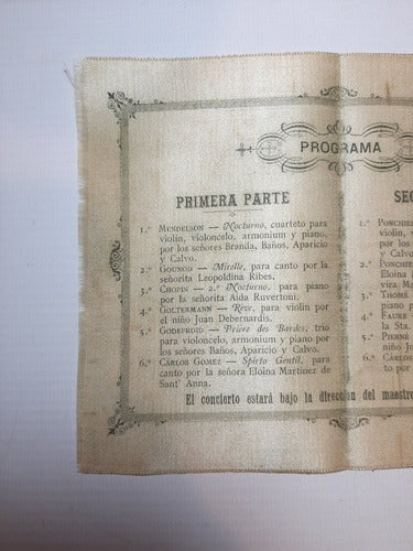 Antigua Invitación De Seda Fiestas De Pascuas 7o 1965 1