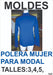 MOLDERIA UNIVERSO Moldería Textil Para Polera De Mujer Modal 1