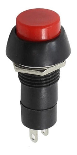 Round Plastic Push Button Red Black Yellow Electronic Lights 4