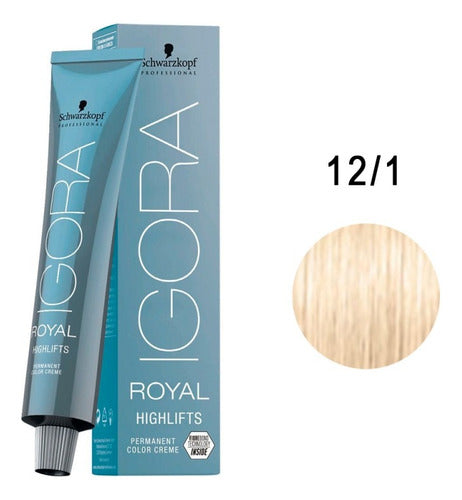 Schwarzkopf Professional Igora Highlifts Tono 12-1 + Activator Lotion 60ml 4