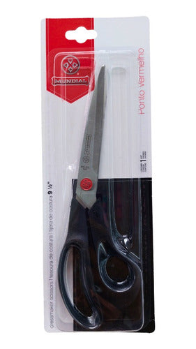 Mundial Sewing Scissors Red Point 690-912SR 1