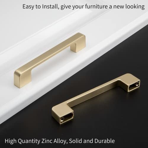 Rergy 10 Pack Golden Cabinet Handles 3