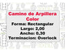 Confección Total Camino De Arpillera En Color 3,50x0,30 Oferta Imperdible!!! 5