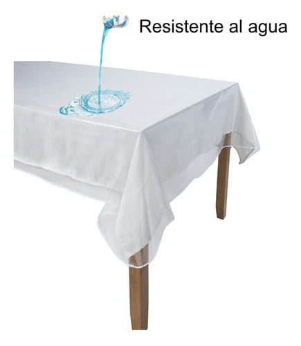 Amalfi Transparent Table Protector 1.50x2.00 Mtr 1