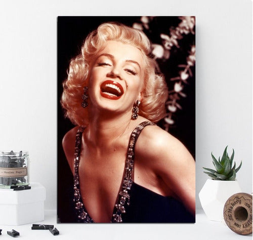 Decorative Art Print Marilyn Monroe Laugh Vintage Pin Up Sexy 40x60cm 0