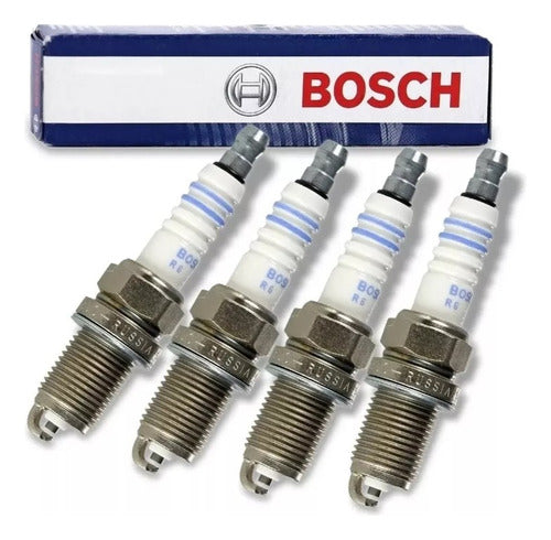 Bosch 4x Ignition Spark Plugs for VW Gol G1 AB9 G3 Power 1.6 1.8 0