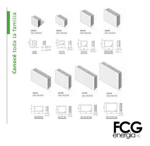 Caja De Pase Embutir Pvc 32x42 063242 1