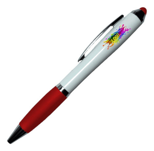 Jivi Custom Touch Logo Full Color Pens Pack of 50 Units 4