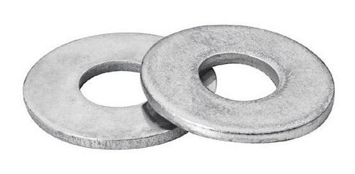 Flat Zinc-Plated Iron Washer 1/4 (6mm) x 500 Units 0