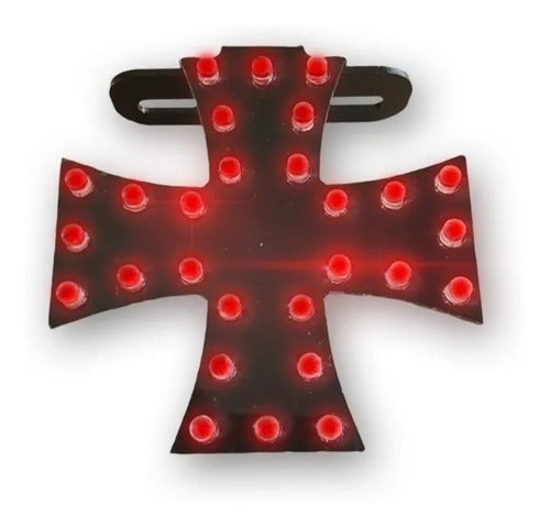 Cruz De Malta Led Posicion Stop Bobber - Chopper - Bmd Motos 0