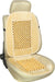 Reinforced Beige Auto Seat and Backrest Cover 1/2 Ball Massage Effect 0