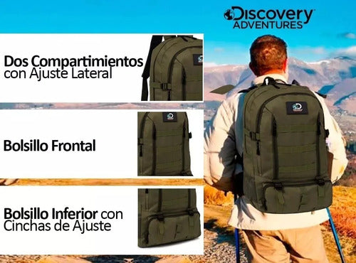 Discovery Camping and Trekking 50 Lts Backpack 14