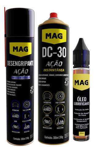 Kit Limpeza E Manutenção + Óleo + Desengripante + Dc 30 0