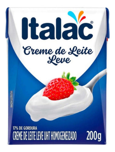 Kit C/8 Creme De Leite Leve Italac 200g 2