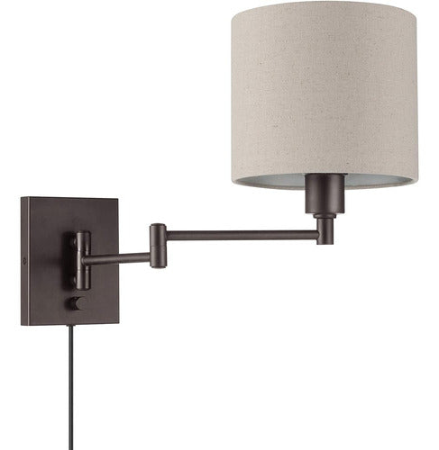 Globe Electric 51628 Anderson 1-Light Plug-in Wall Sconce 0