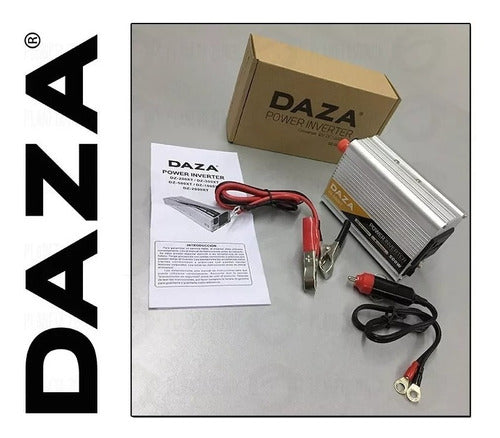 Daza Inversor Conversor Inverter 12v A 220v 500w Para Auto 4