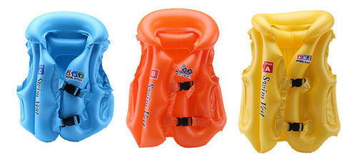 Explorer Fan Inflatable Child Life Vest 40cm Floater 0