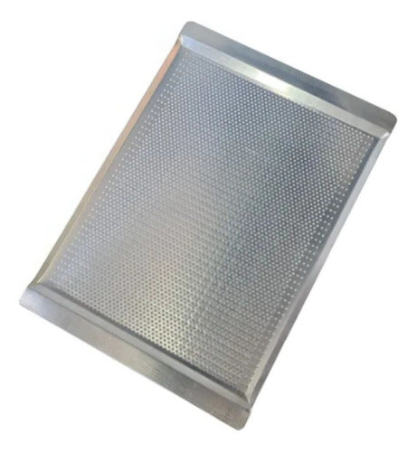 Elegê Perforated Aluminum Tray 44x32 Cm for Baguette and Cookies 0