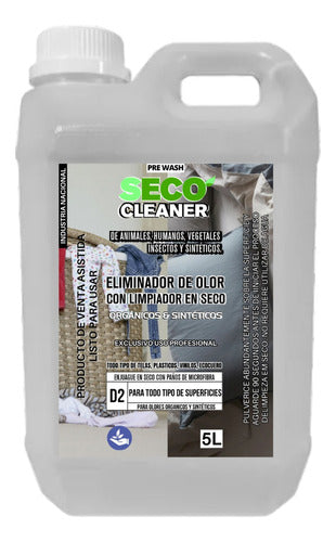 SECO CLEANER D2 Pre Wash 5L Odor Eliminator Suitable for Washers 0