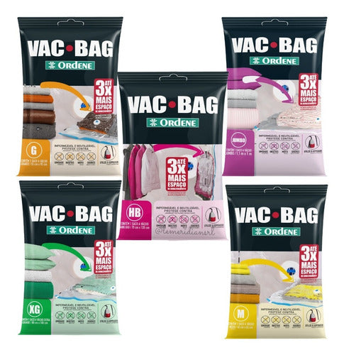 Vac Bag Combo Bolsas Al Vacío Para Ropa Acolchados 0