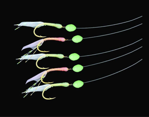 Anzuelos Mustad Linea Sabiki #6 Shrimp Poly - Simil Camaron 1