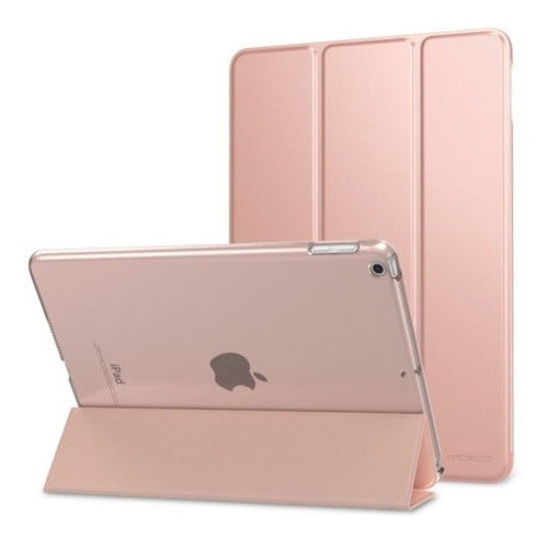 Rose Oro Nuevo iPad 9,7  2017 5 Generación Piel Clara Detrás 0