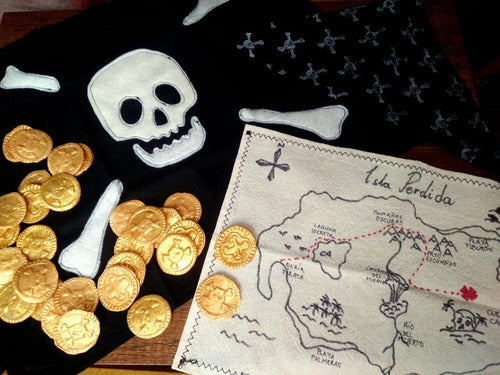 Educational Pirate Play Set Let's Be Pirates Pirate Treasure 0