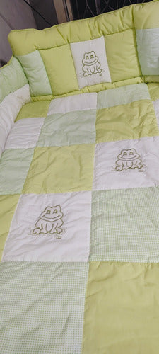 Ana Giammaría Quilted Bedding Set and Bumper for Functional Crib 3
