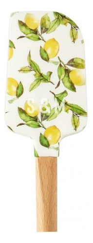 Creative Lemon Tree Silicone and Wooden Handle Spatula 1