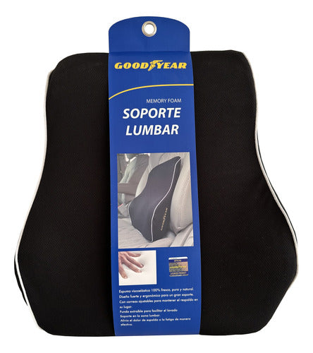 Soporte Lumbar Goodyear Memory Foam Espuma Viscoelastica Con 0