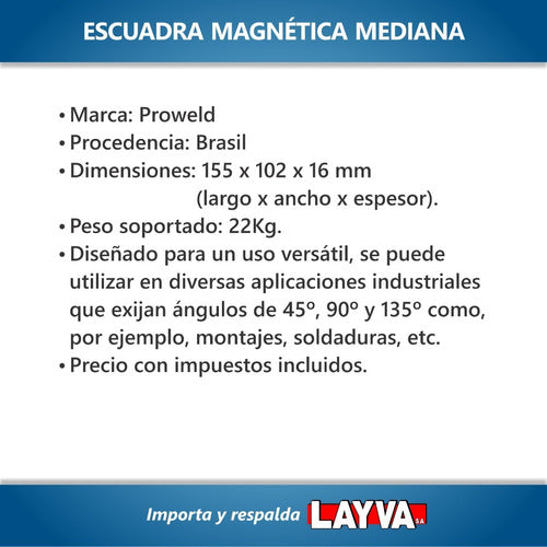 Proweld Medium Magnetic Square 401874 1