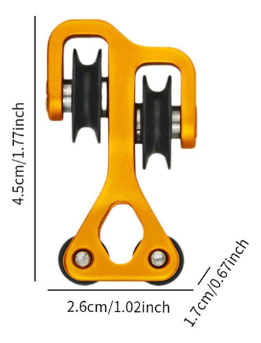 Corrediça De Cabo De Arco, Separador De Corda De Arco, Ouro 1